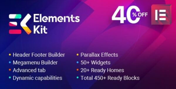 Elements Kit v4.1.2 – All In One Addons for Elementor Page Builder